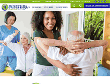 Tablet Screenshot of porterarehab.com